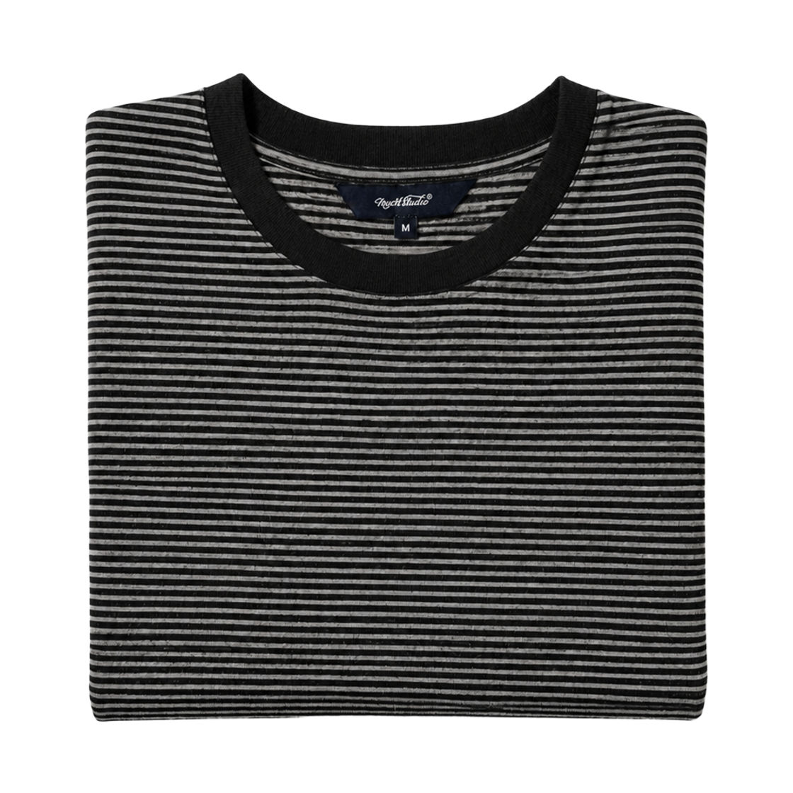 누아트 스튜디오 스트라이프 긴팔 티셔츠 블랙(NUART STUDIO Stripe Long Sleeve T-Shirt Black) - 2