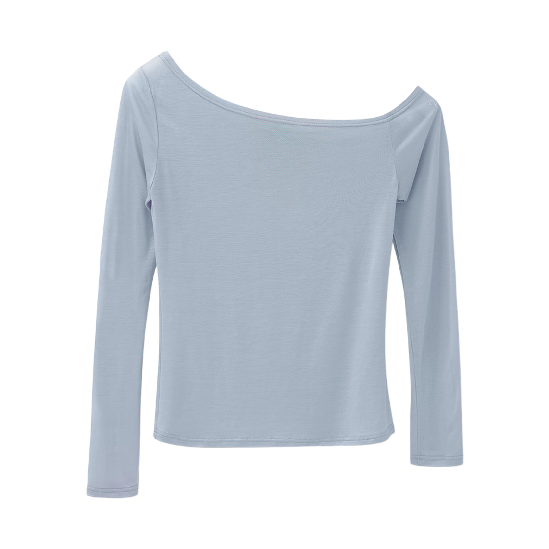 VV62TS06BL VIVACIOUS Marel See-Through Unbalance Tee Blue
