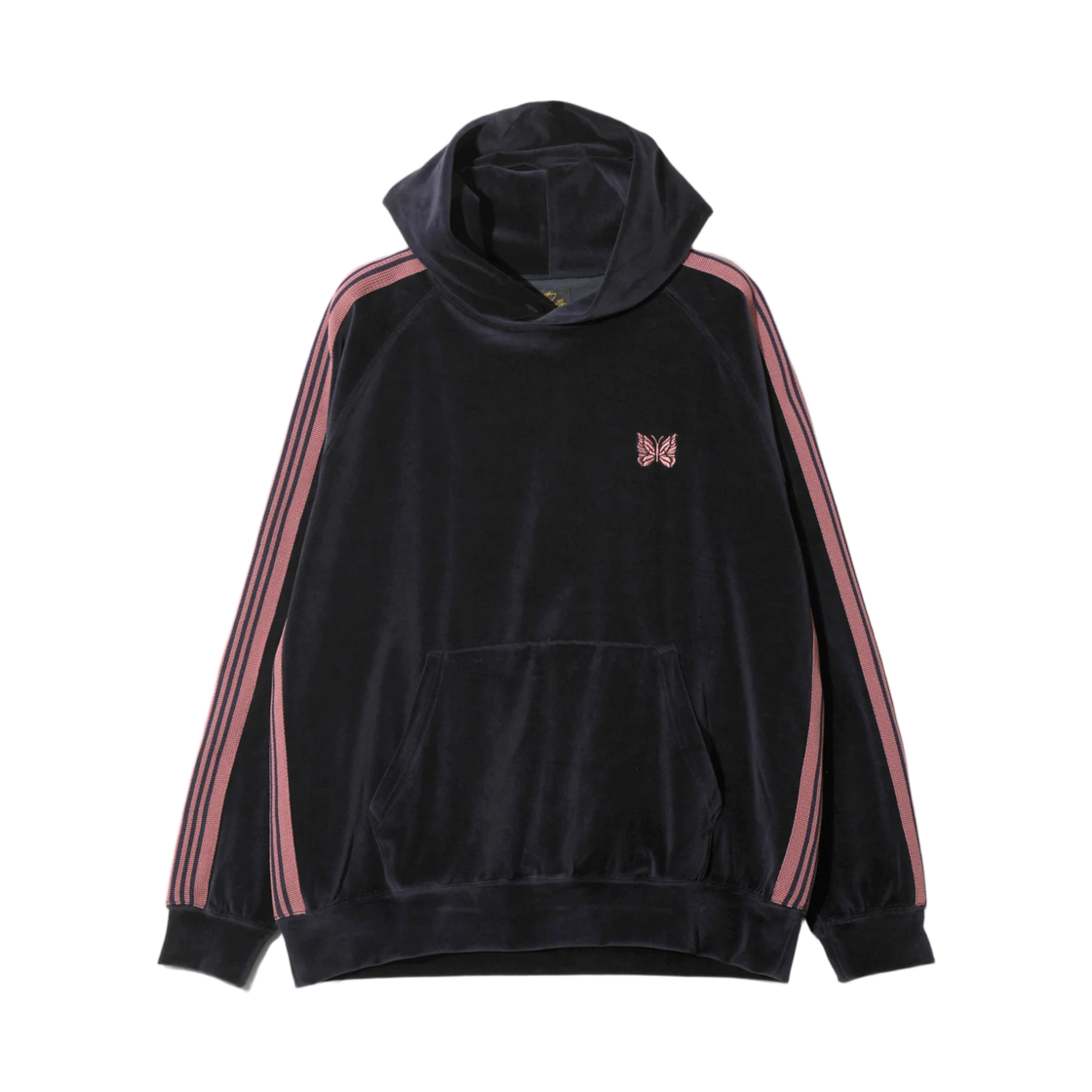 TY359B Needles Track Hoody C/PE Velour Navy
