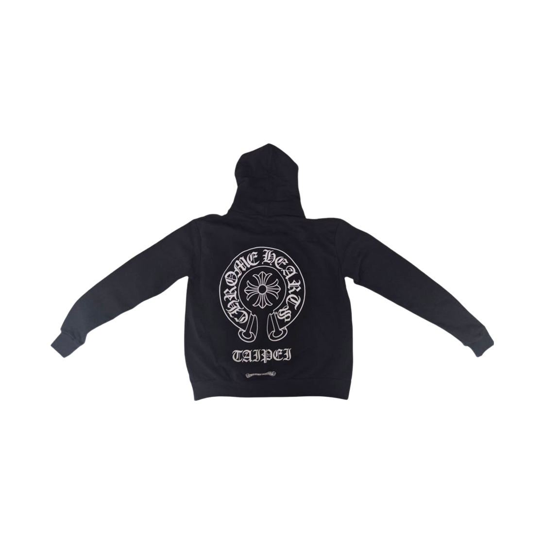 - Chrome Hearts Horseshoe Fleece Hoodie Zip-Up Black - Taipei Exclusive