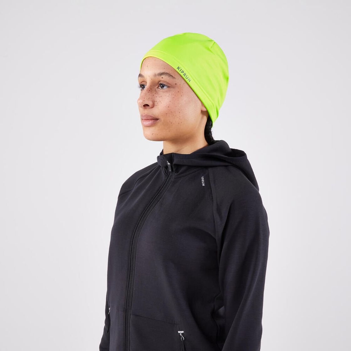 데카트론 러닝 비니 웜 플러스 플루오 애시드 옐로우(Decathlon Running Beanie Warm+ Fluo Acid Yellow) - 6