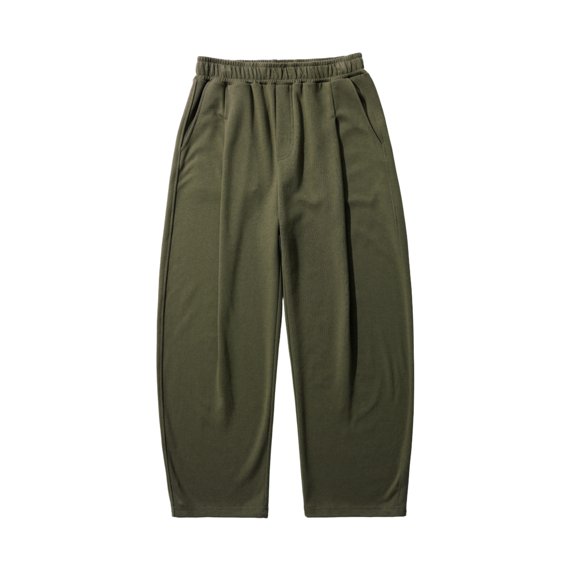 SJLP1554_khaki_29 FP142 Seasonless Curved Wide Sweatpants Khaki SJLP1554