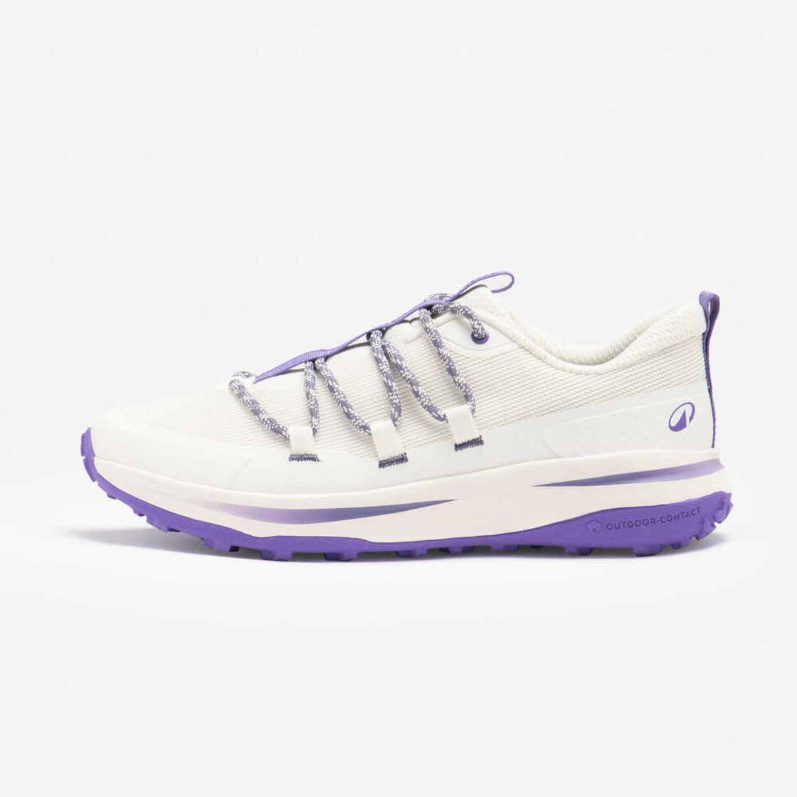 데카트론 여성 로우컷 하이킹화 프레시 NH500 코튼 화이트(Decathlon Women's Low-Cut Hiking Shoes Fresh NH500 Cotton White) - 2