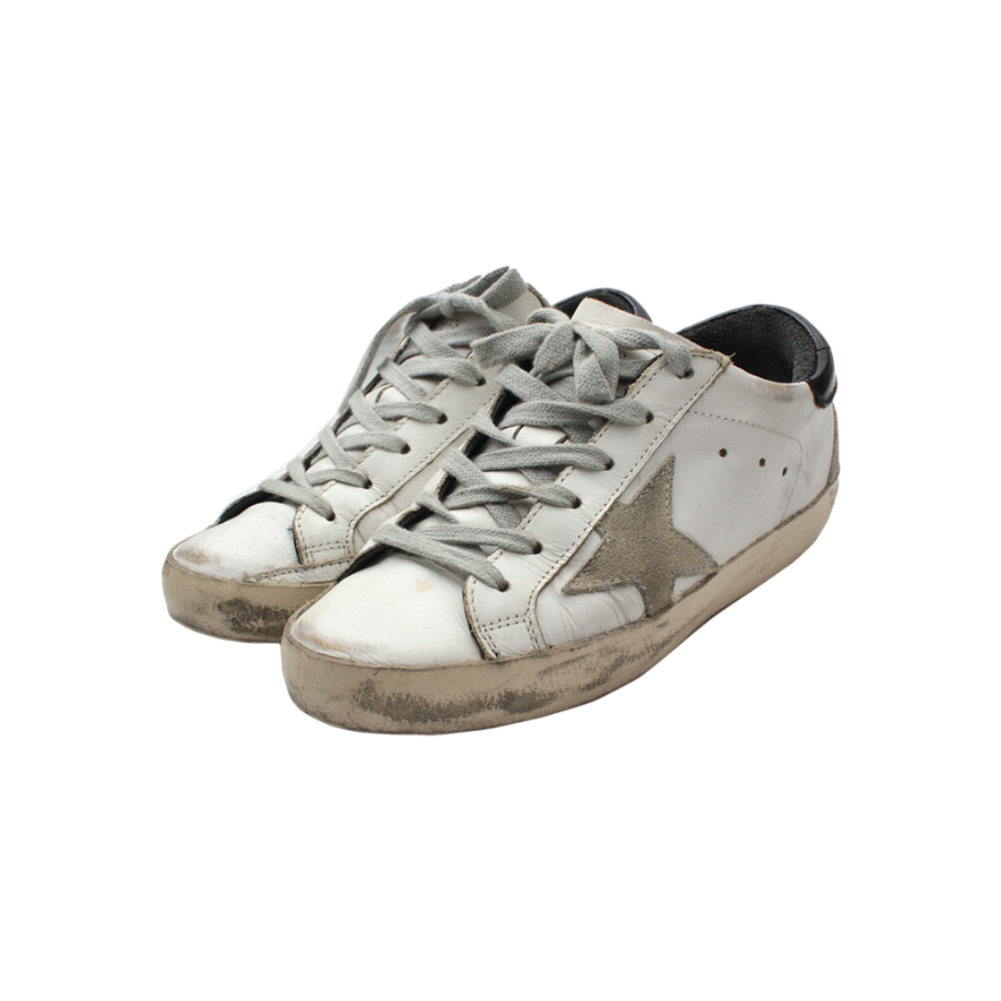 ITIKD2FW8CKV Golden Goose Superstar Black & White Sneakers