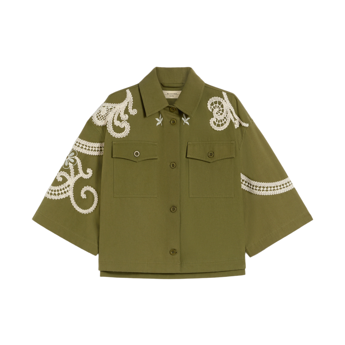 COMO-001 (W) Weekend Max Mara Como Cotton Jacket Khaki
