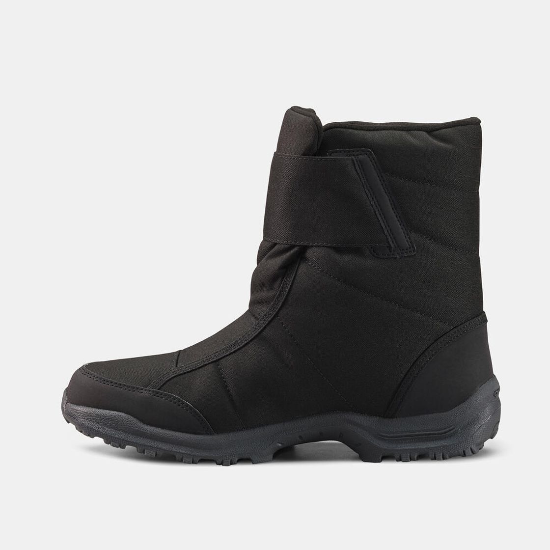데카트론 남성 방한방수 중목 하이킹 부츠 NH100 스모크 블랙(Decathlon Men's Winter Waterproof Mid Hiking Boots NH100 Smoke Black) - 5