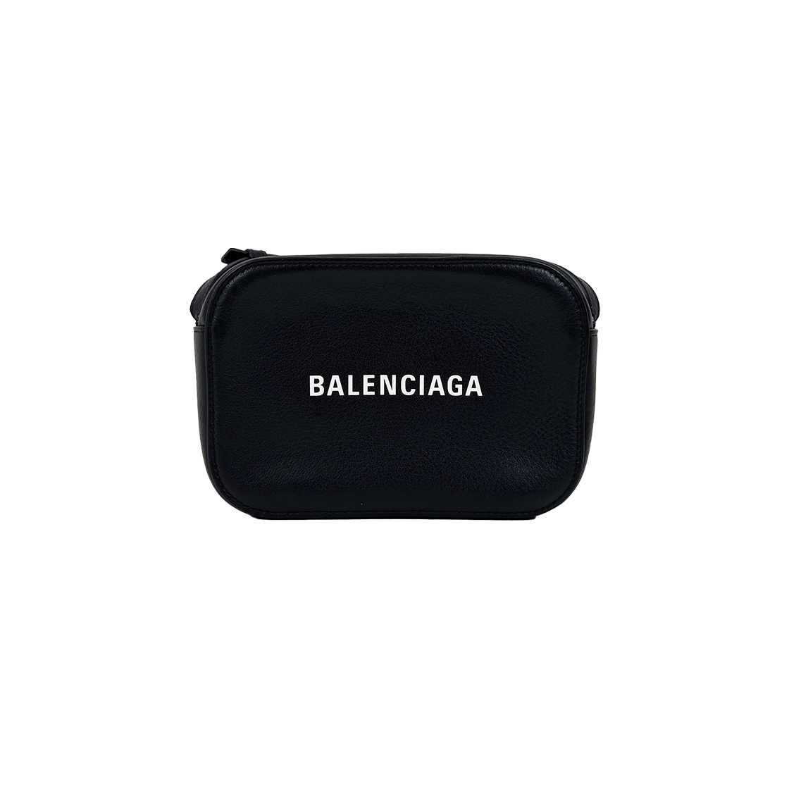 발렌시아가 에브리데이 로고 레더 카메라백 크로스백 블랙 XS(Balenciaga Everyday Logo Leather Camera Bag Black)