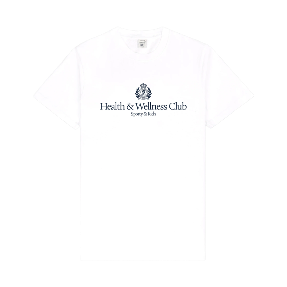 TO119710241WH Sporty & Rich H&W Crest T-Shirt White