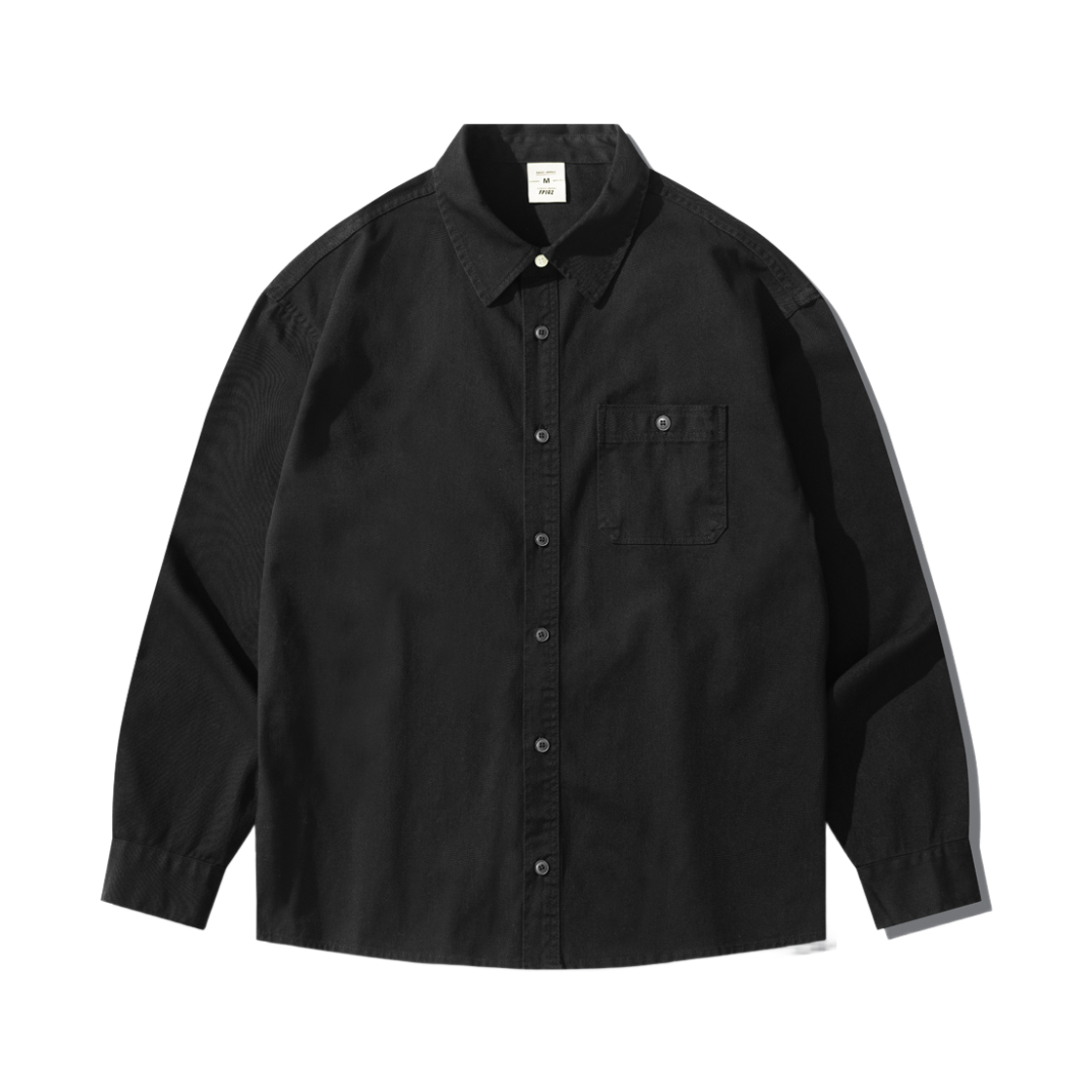 MMLS1548_black_29 FP142 Faded Form Shirt Black MMLS1548