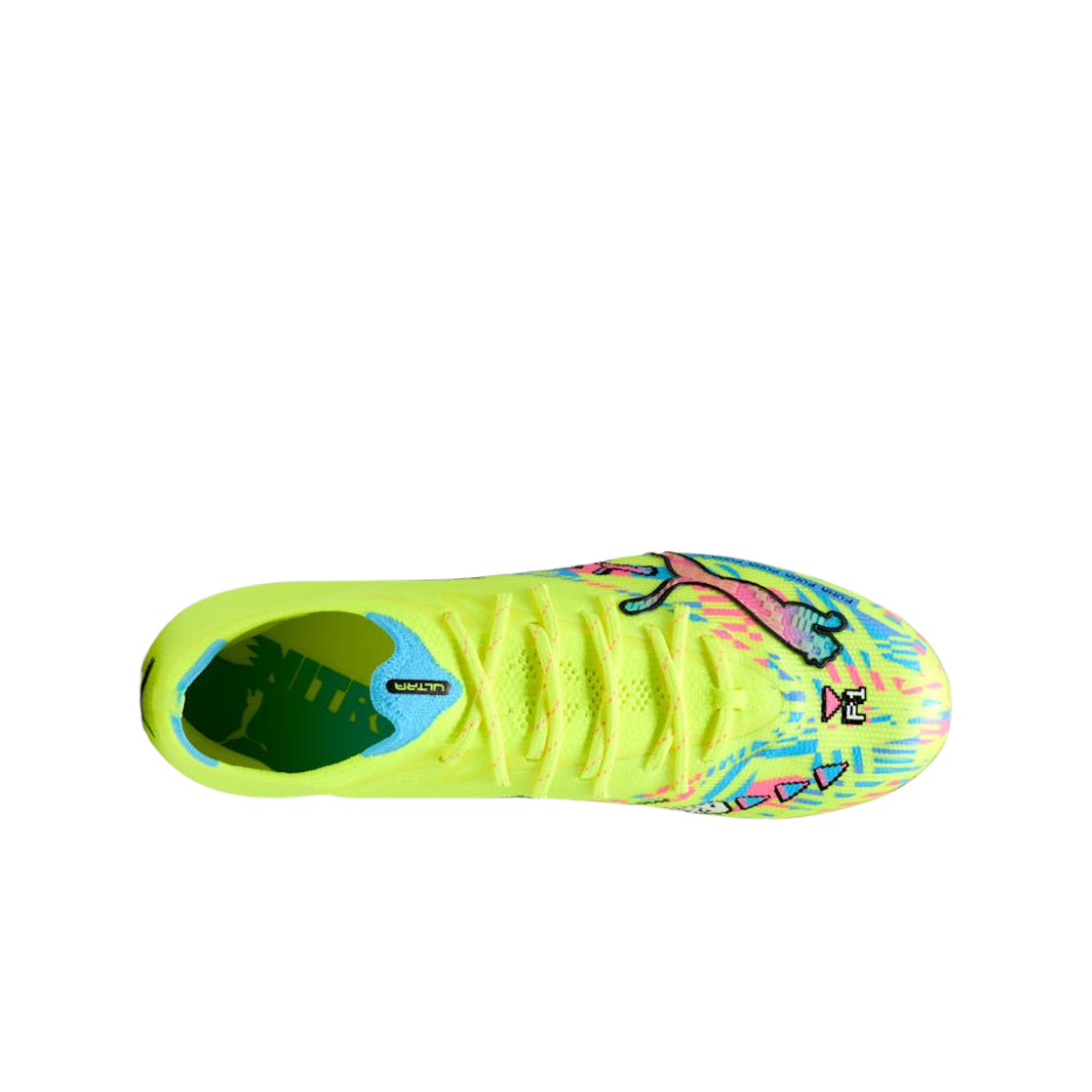 푸마 울트라 나이트로 7 얼티메이트 어드밴스드 레벨 MG 화이트 블루 글리머(Puma Ultra Nitro 7 Ultimate Advanced Level MG White Blue Glimmer) - 2