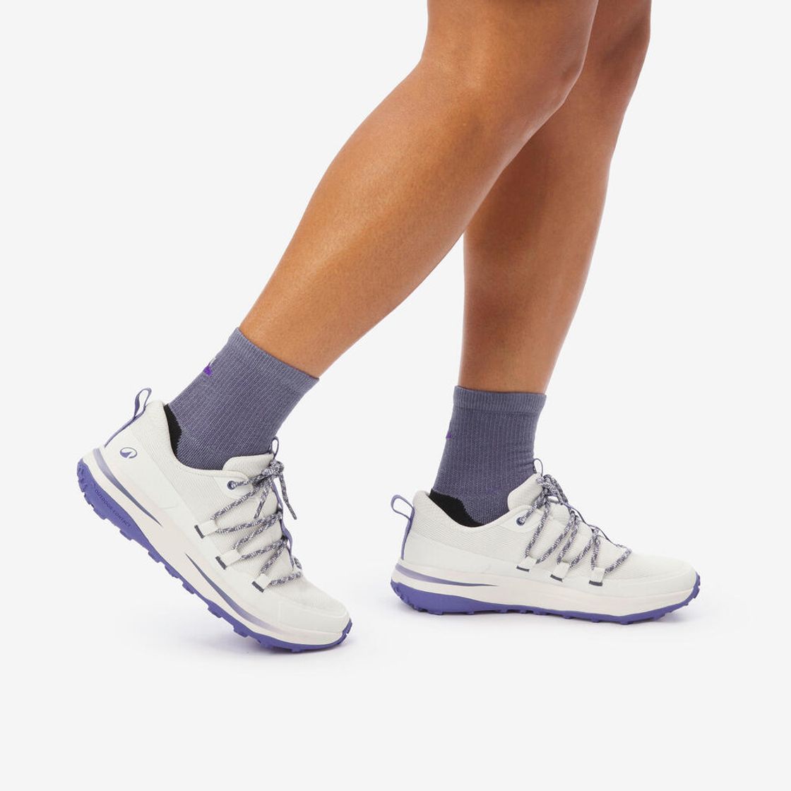 데카트론 여성 로우컷 하이킹화 프레시 NH500 코튼 화이트(Decathlon Women's Low-Cut Hiking Shoes Fresh NH500 Cotton White) - 7
