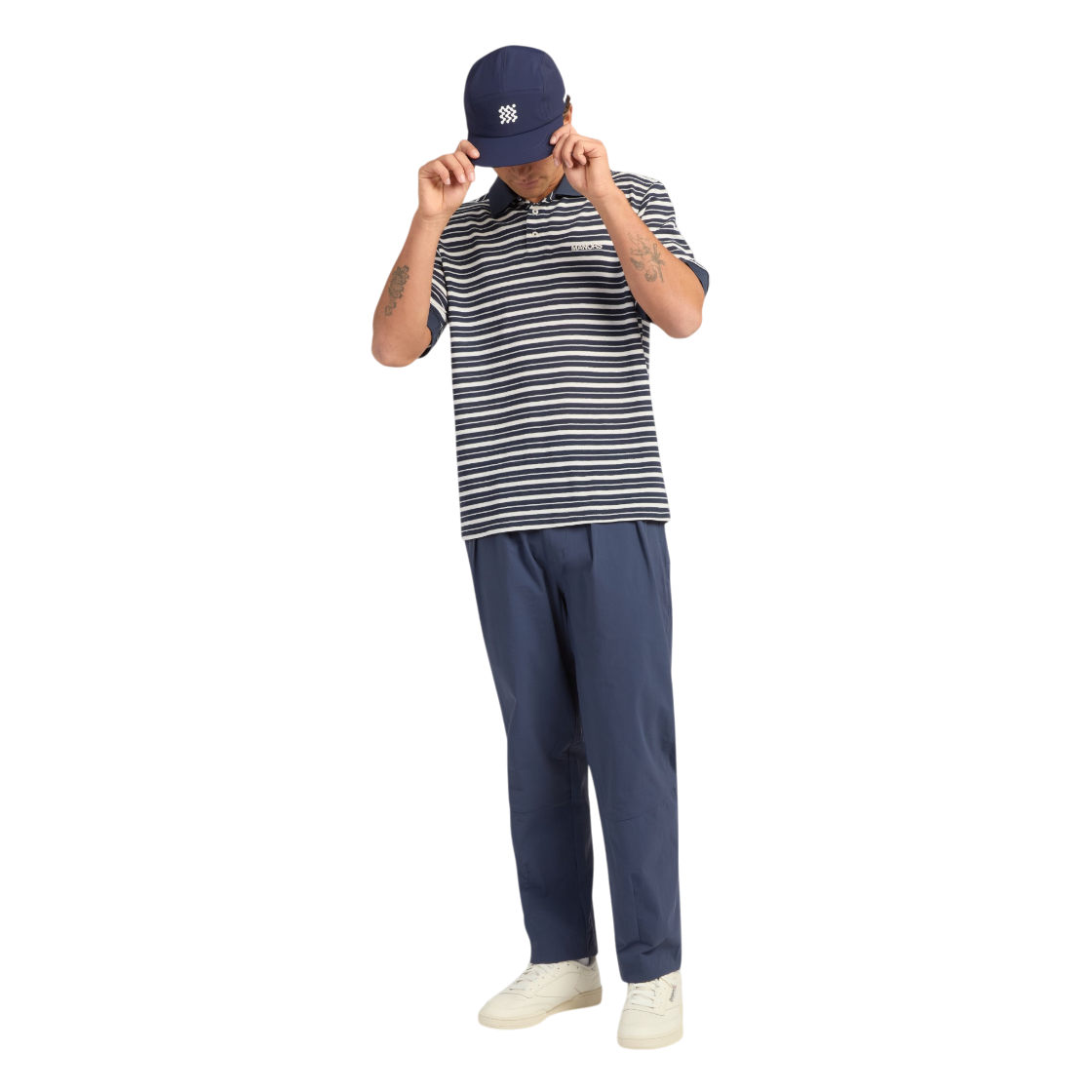 매너스 골프 GOAT 피케 폴로 네이비(Manors Golf GOAT Pique Polo Navy) - 2