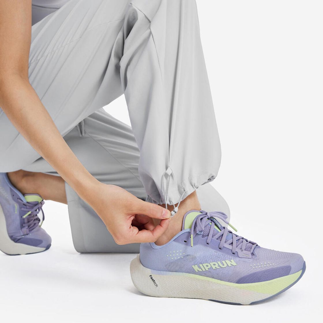 데카트론 여성 러닝 바지 런 드라이 쿨링 500 실버 그레이(Decathlon Women's Running Pants Run Dry Cooling 500 Silver Grey) - 6