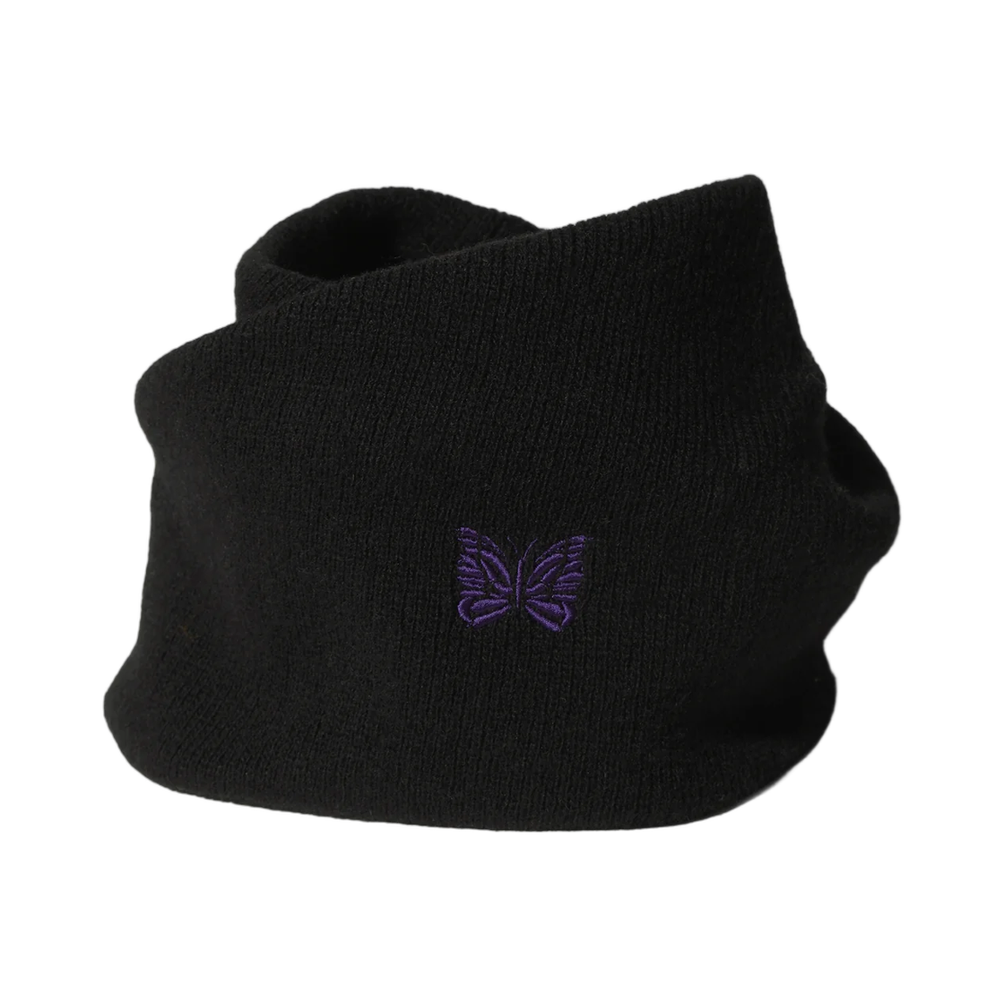 니들스 넥 워머 셰틀랜드 울 블랙(Needles Neck Warmer Shetland Wool Black) - 1