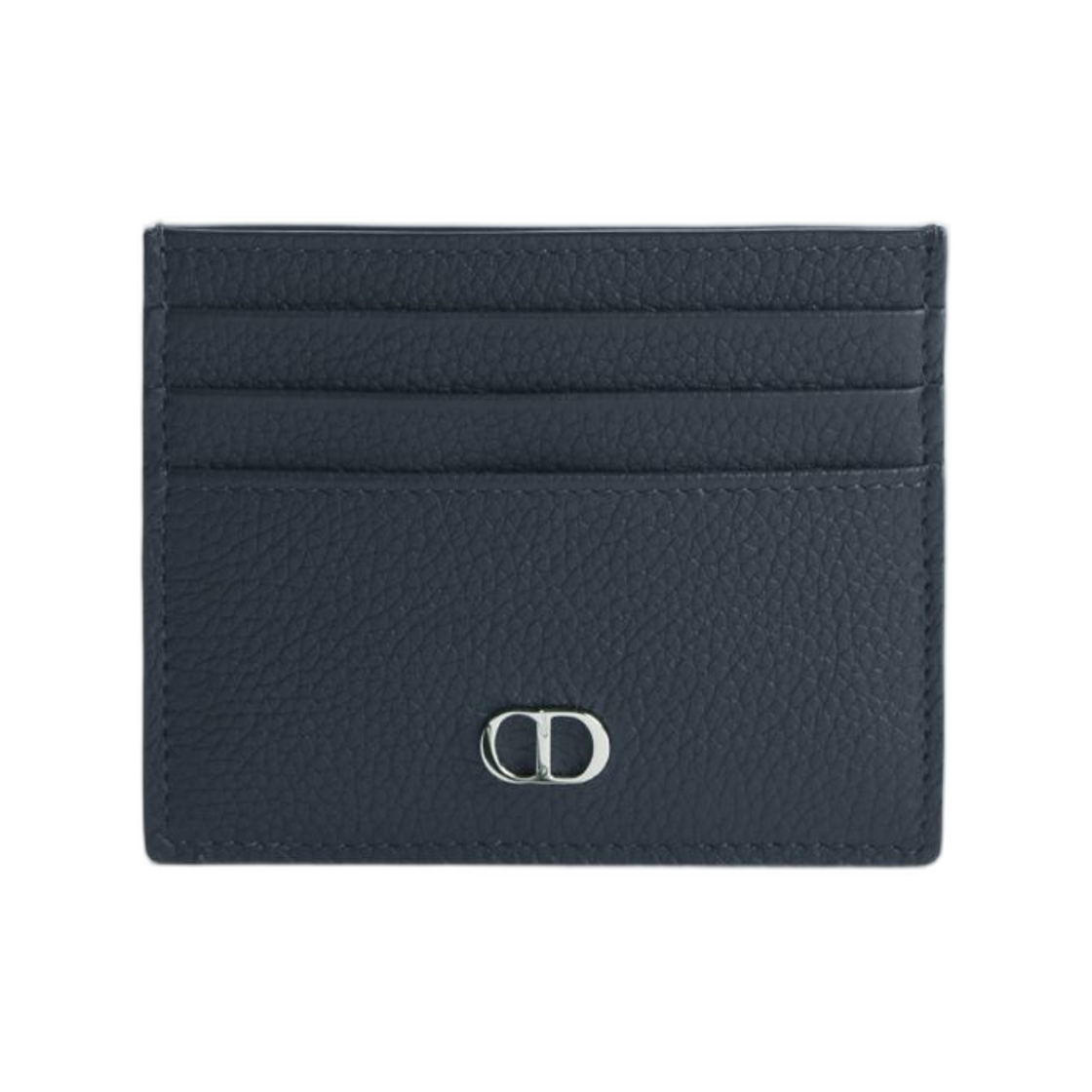 2ICCH206IDC-H56E Dior CD Icon Card Holder Grained Calfskin Navy Blue