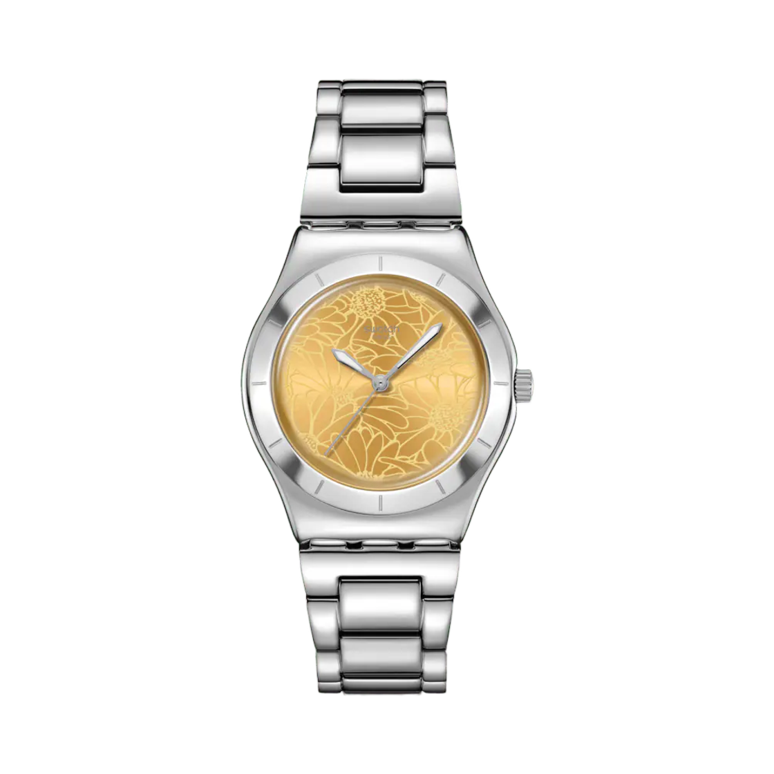 YLS236G Swatch Petal Swirl Silver Light Yellow