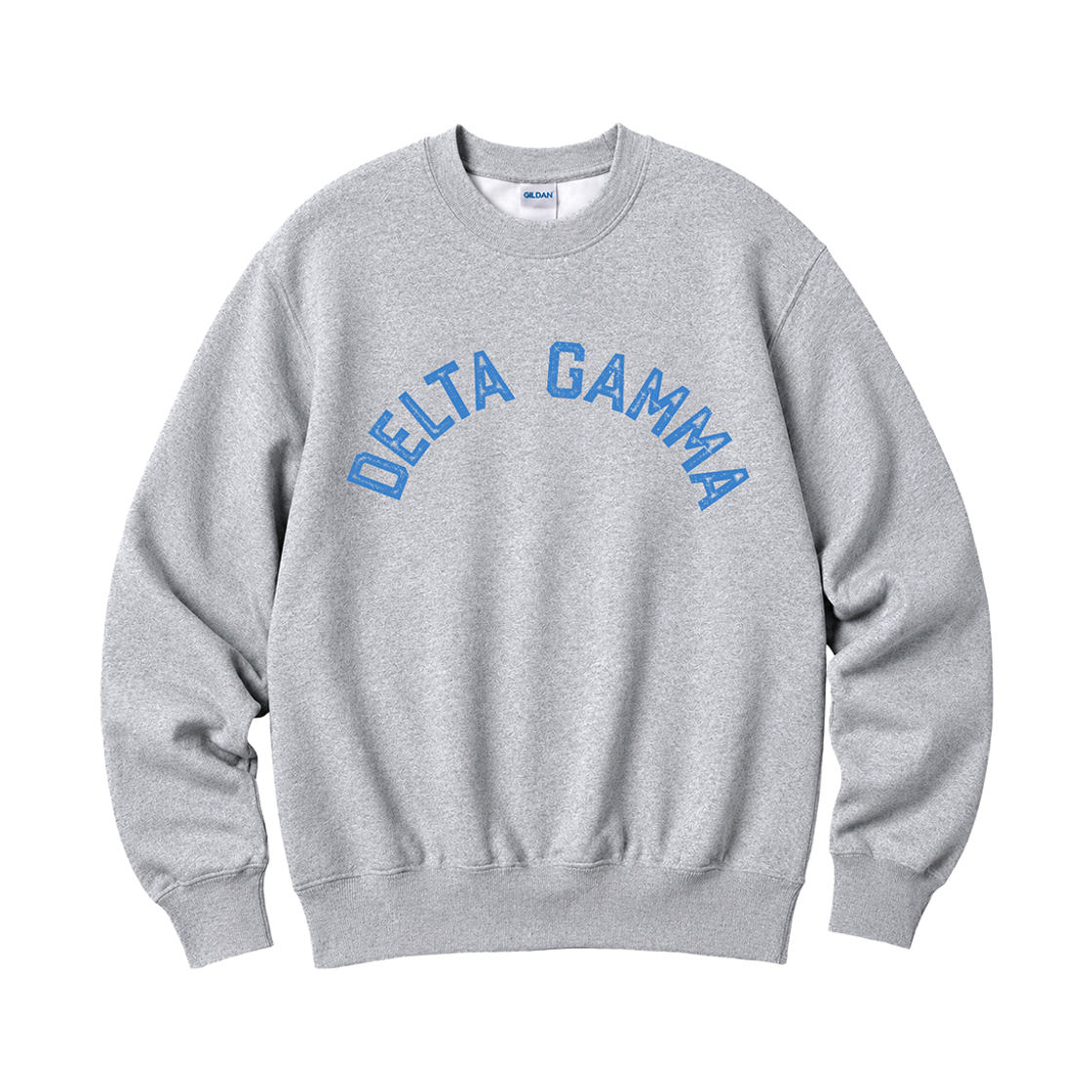 88000_copy Gildan X Vintage Collection DELTA GAMMA Crewneck Sweat shirt Grey