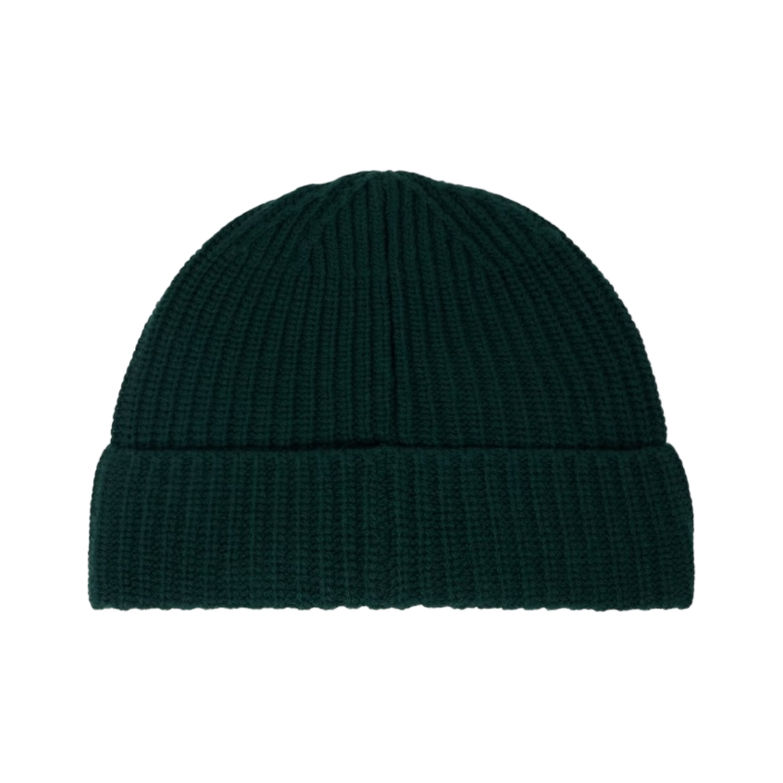 스톤 아일랜드 N100012 립드 니트 로고 울 비니 다크 그린 - 26FW(Stone Island N100012 Ribbed Knit Logo Wool Beanie Dark Green - 26FW) - 2