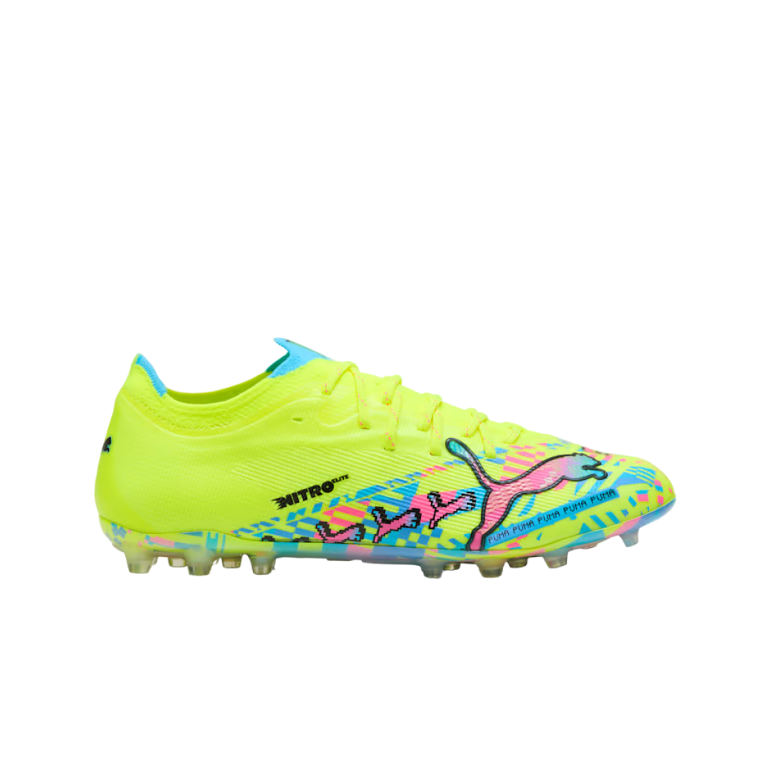 109239-01 Puma Ultra Nitro 7 Ultimate Advanced Level MG White Blue Glimmer