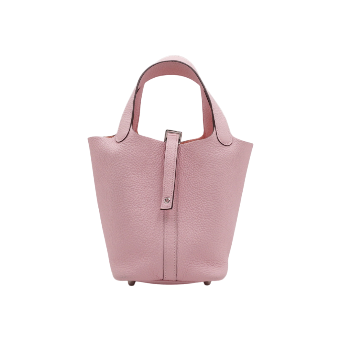 IT6WN85D5JHE Hermes Picotin 18 Tote Bag Rose Sakura Taurillon Clemence