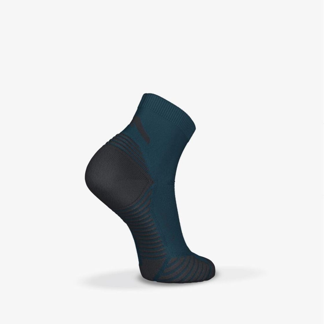 데카트론 러닝 쿠션 중목 양말 2켤레 런 500 틸 블루(Decathlon Running Cushion Mid-Calf Socks 2 Pairs Run 500 Teal Blue) - 7