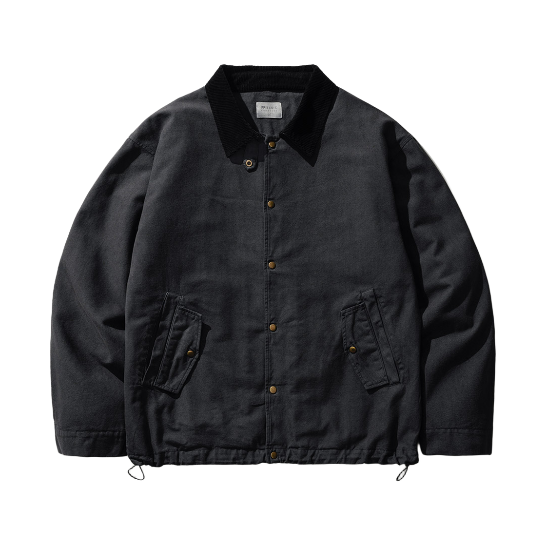 KHOT1490_ashblack_29 FP142 Pigment dyed city walk jacket ashblack KHOT1490