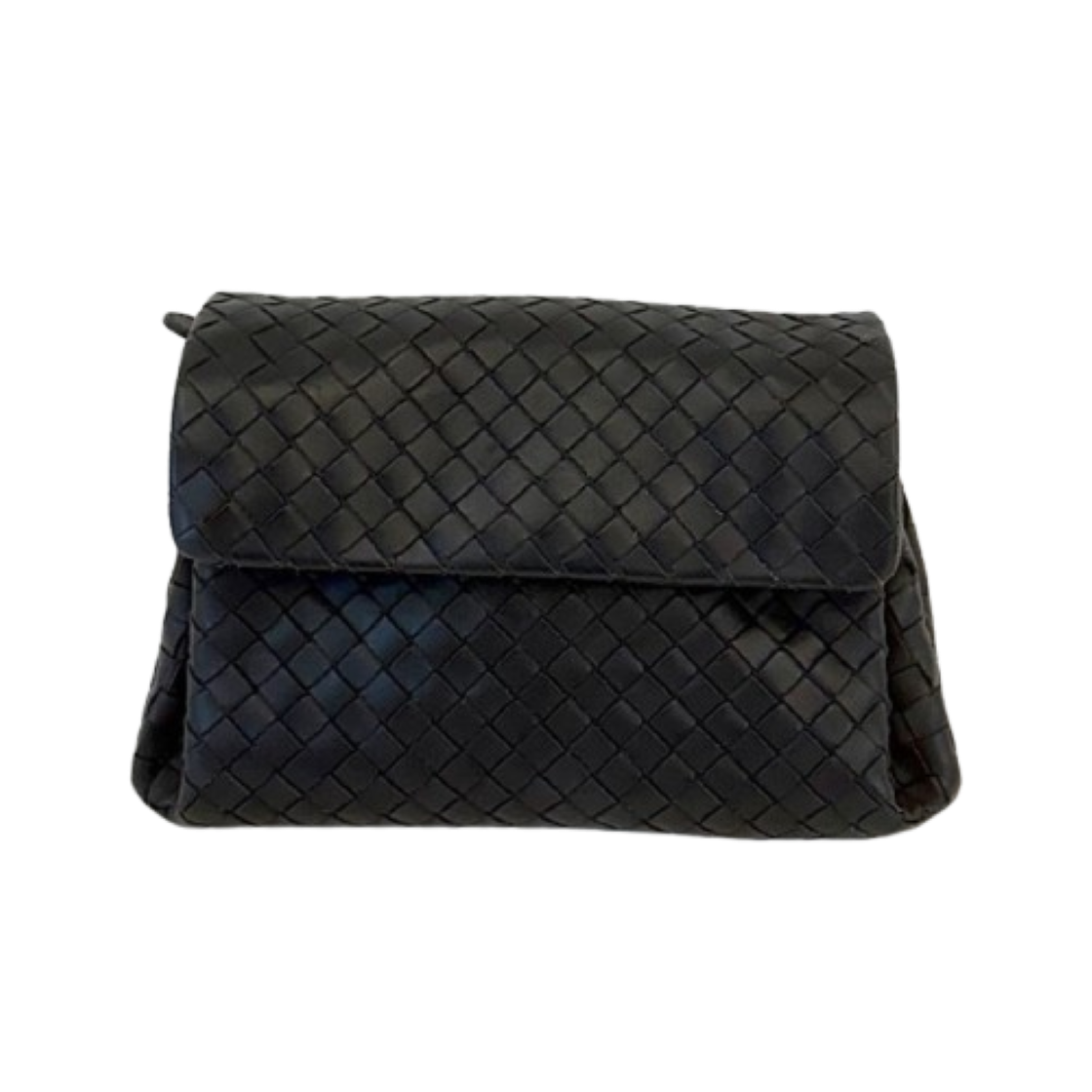 IT28TFG8WKHD Bottega Veneta Intrecciato Flap Clutch