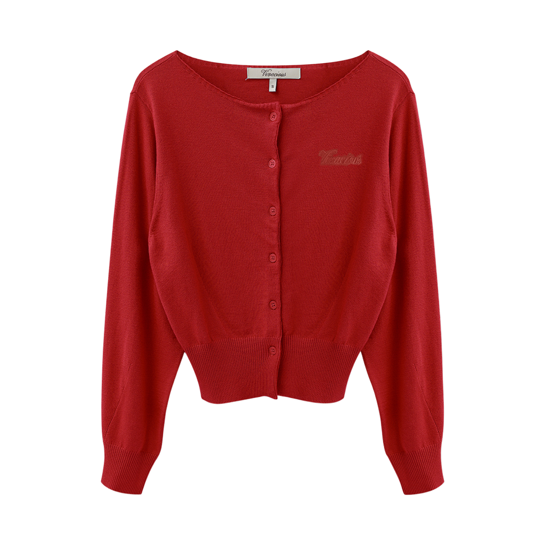 VV61KN03RD VIVACIOUS Essor Boat-neck Knit CD RED