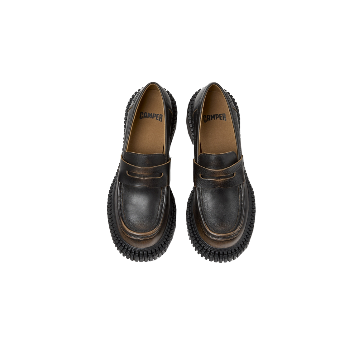 캠퍼 여성 픽스 런던 펌프스 브라운(Camper Woman Pix London Pumps Brown) - 3