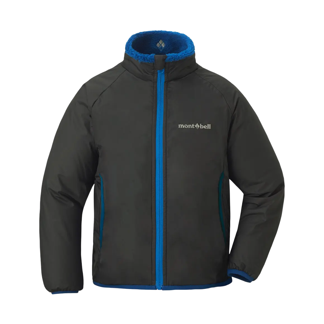 (키즈) 몽벨 클라이마에어 리버시블 자켓 블루((Kids) Montbell Climaair Reversible Jacket Blue) - 2