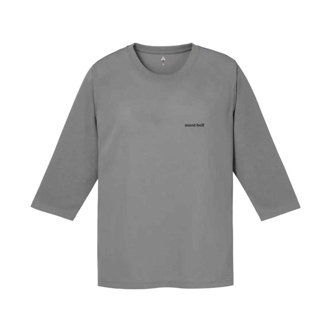 1114690 (W) Montbell Wickron Semi Long Sleeve T-Shirt Dark Gray