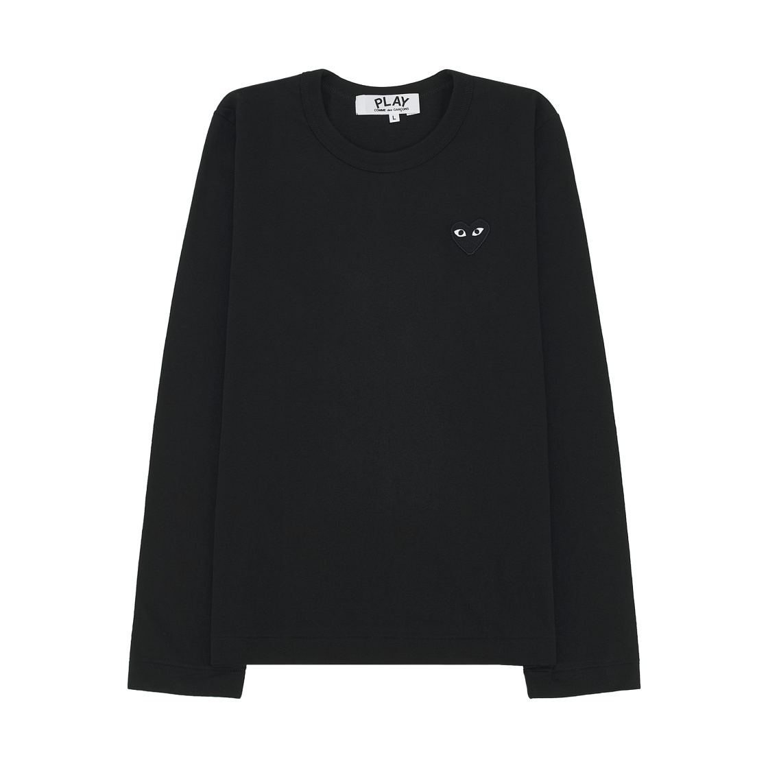 AZ-T119-051-1 (W) Play Comme des Garcons Black Heart LS T-Shirt Black
