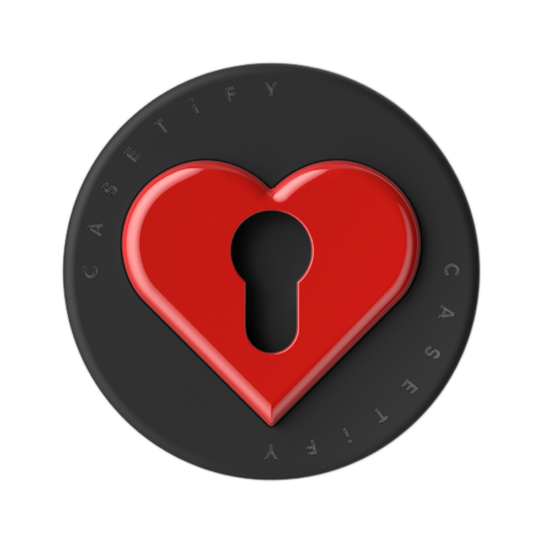- Casetify x G-DRAGON Snappy Love Lock MagSafe Holder Red Heart