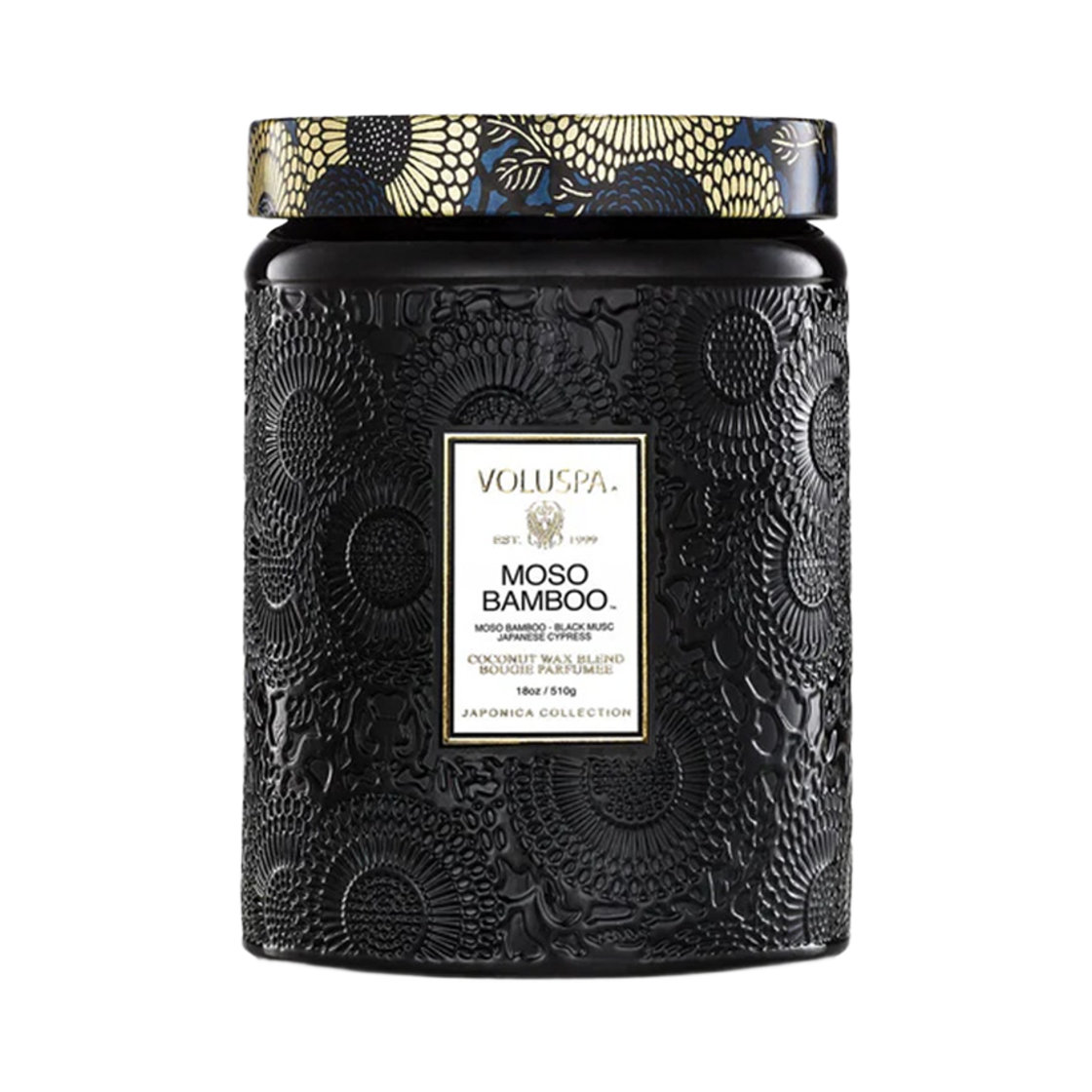 볼루스파모소뱀부 L글라스 18oz(VOLUSPA Moso Bamboo L Glass Candle 18oz)