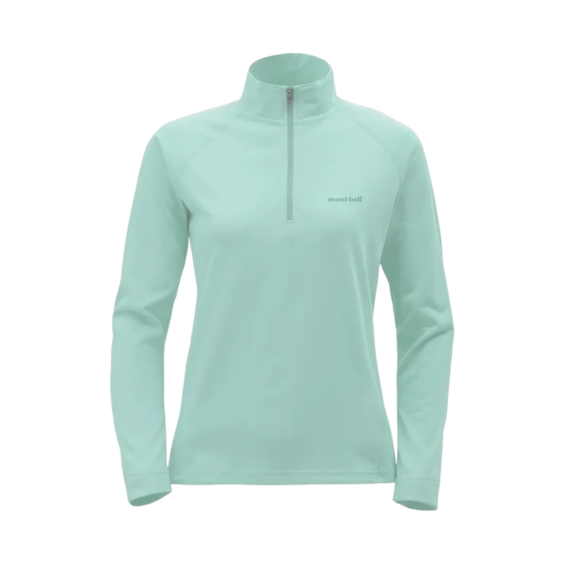 1114125 (W) Montbell Wickron Zip Shirt Light Blue