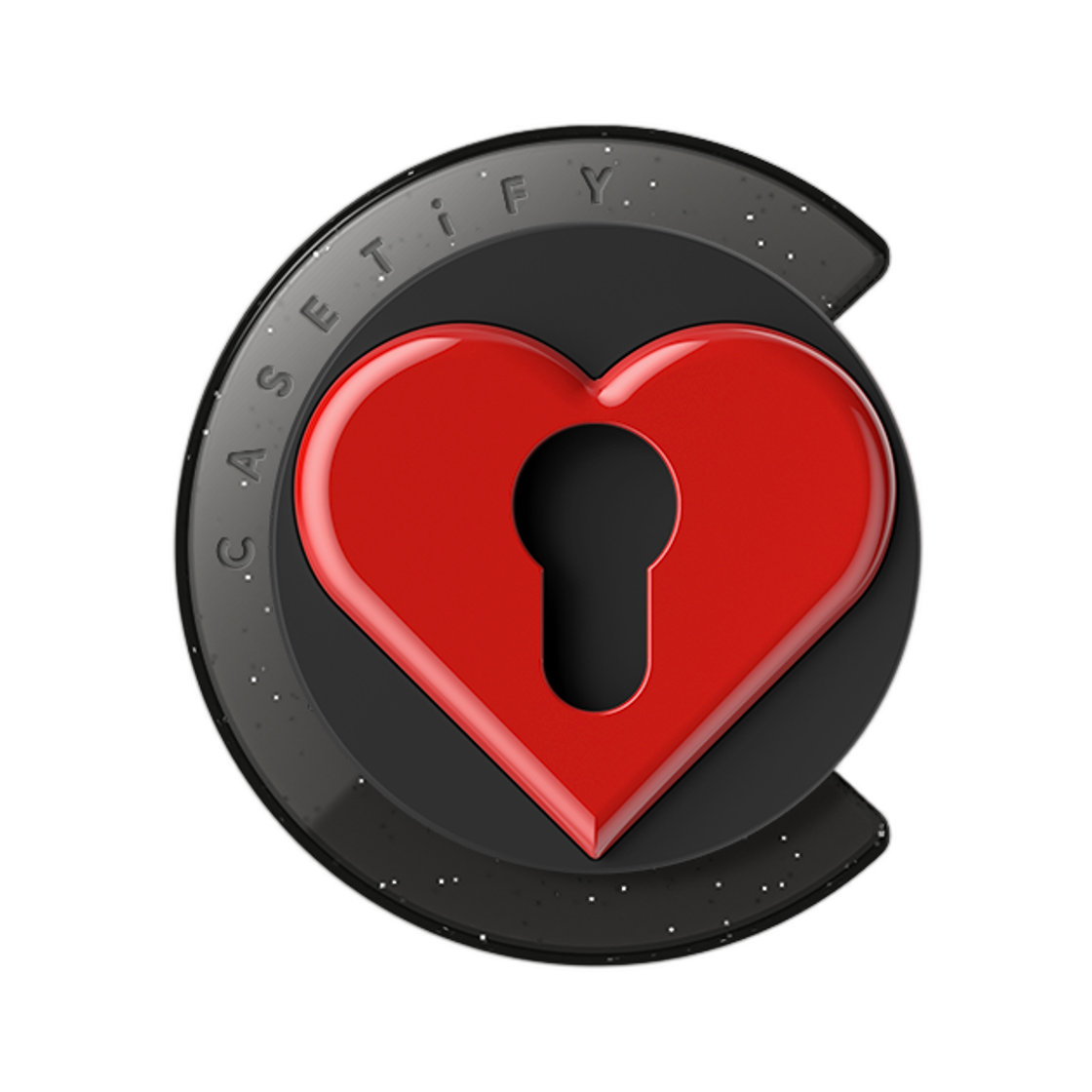 - Casetify x G-DRAGON Snappy Love Lock Grip Holder Red Heart