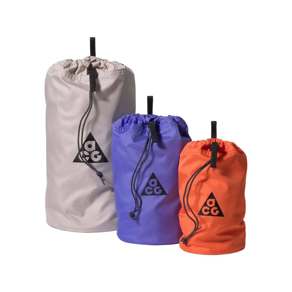 IM5022-920 Nike ACG Stuff Sack 8L Multicolor Black (3 Pack)