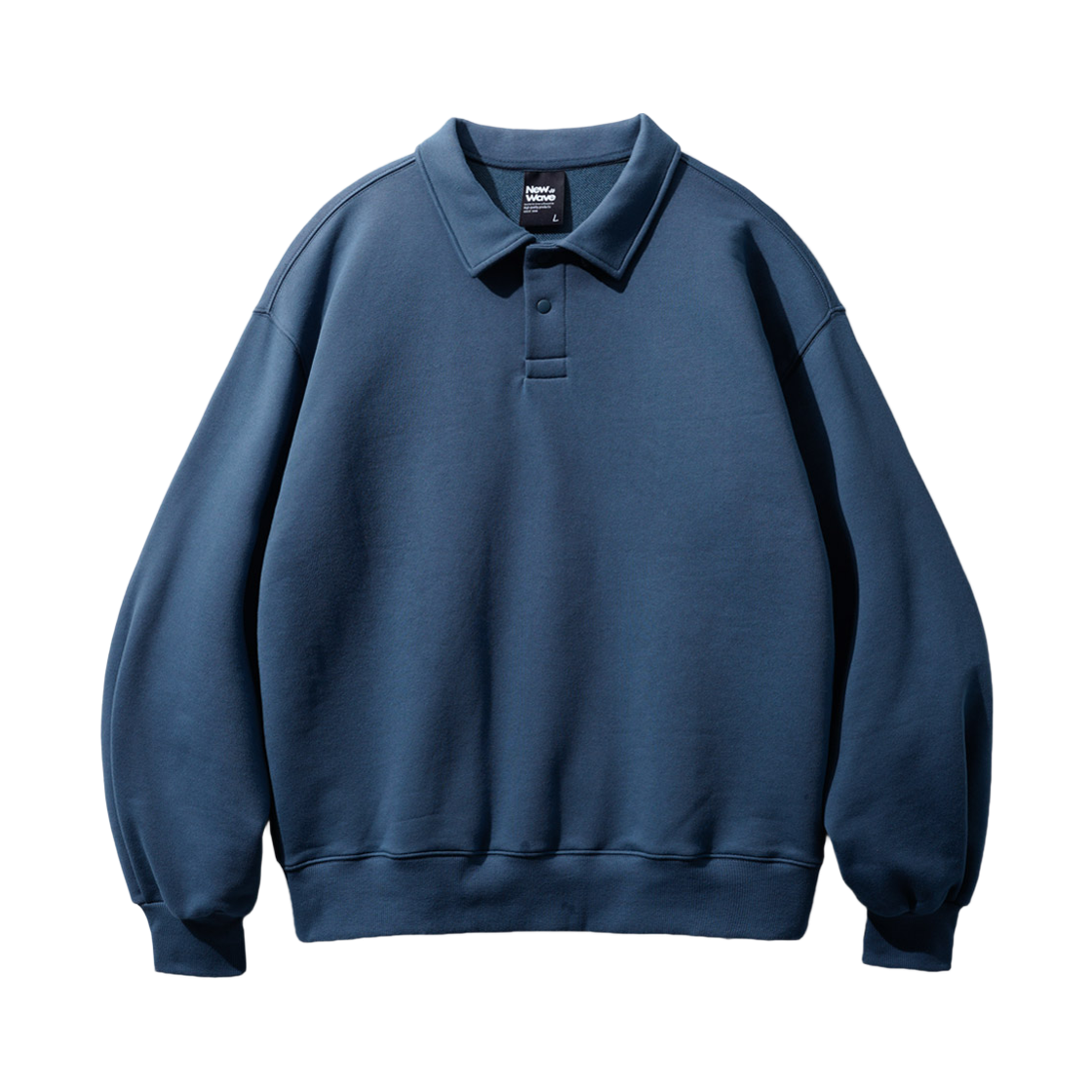 YKMT1485_bluegrey_29 FP142 Comfy collar sweatshirts bluegrey YKMT1485