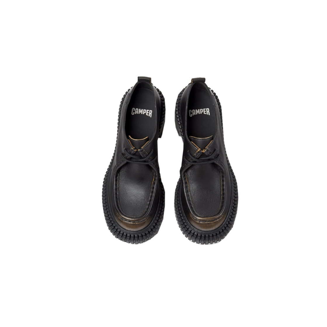 캠퍼 여성 픽스 런던 펌프스 브라운(Camper Woman Pix London Pumps Brown) - 3