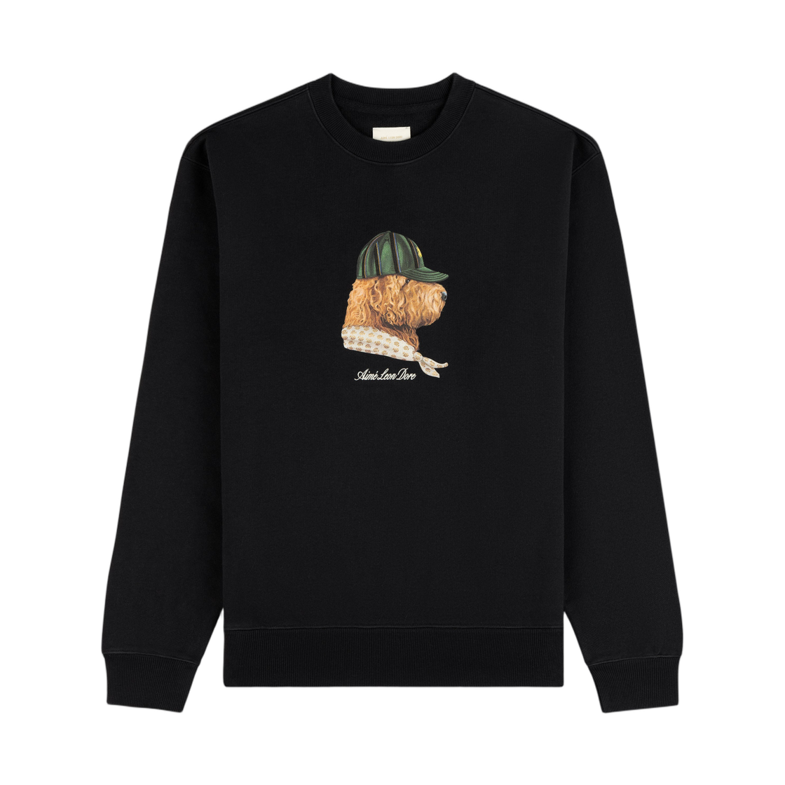 - Aime Leon Dore Buddy Crewneck Sweatshirt Jet Black
