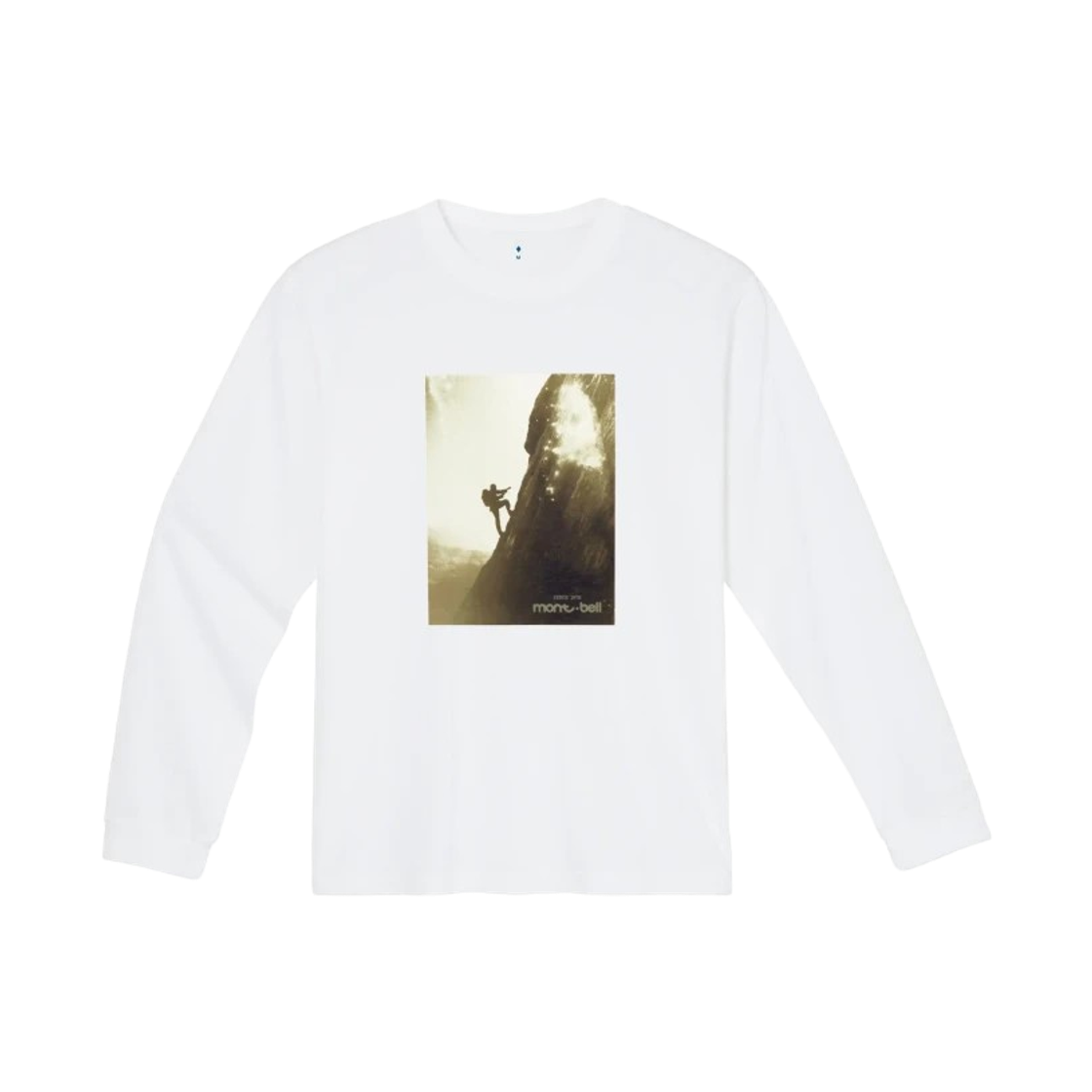 1114014 Montbell Wickron Eiger North Face 50th Anniversary Long Sleeve T-Shirt White
