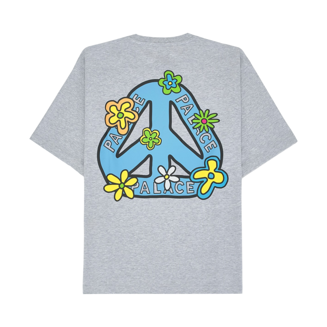- Palace Me Myself And Tri T-Shirt Grey Marl - 26SS