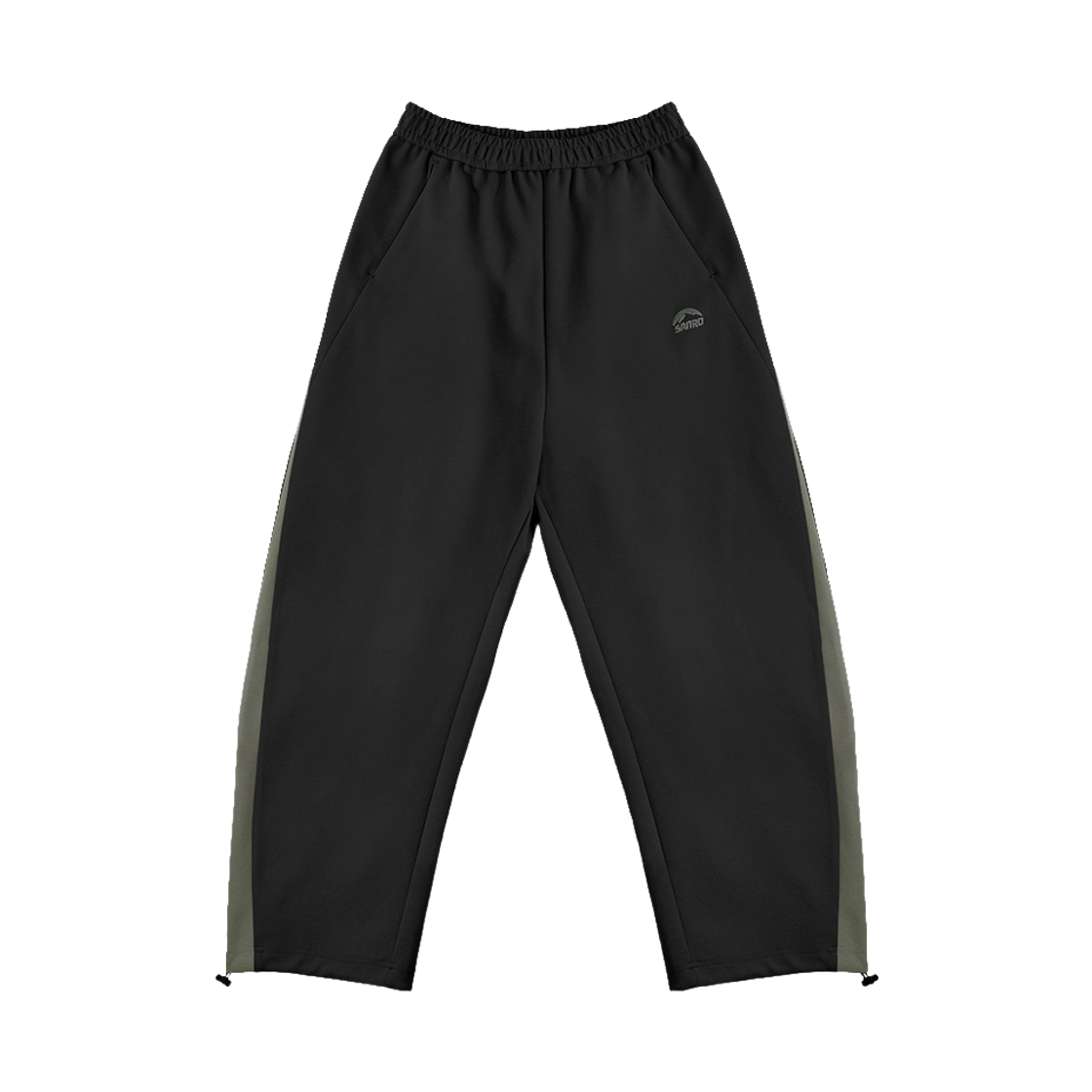 산로 스트레이트 저지팬츠 블랙(SANRO Jersey Pants Black) - 1