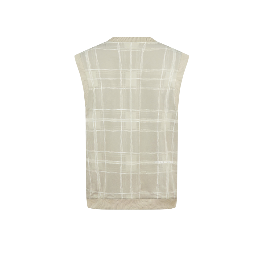 매너스 골프 리버서블 브이넥 베스트 샌드(Manors Golf Reversible V Neck Vest Sand) - 4