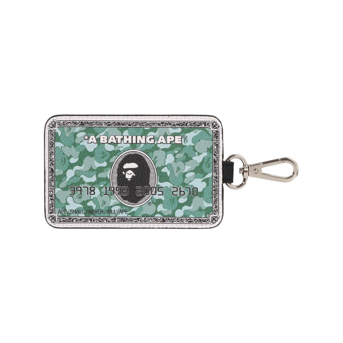 베이프 카드 케이스 베이펙 그린(BAPE Card Case Bapec Green) - 1