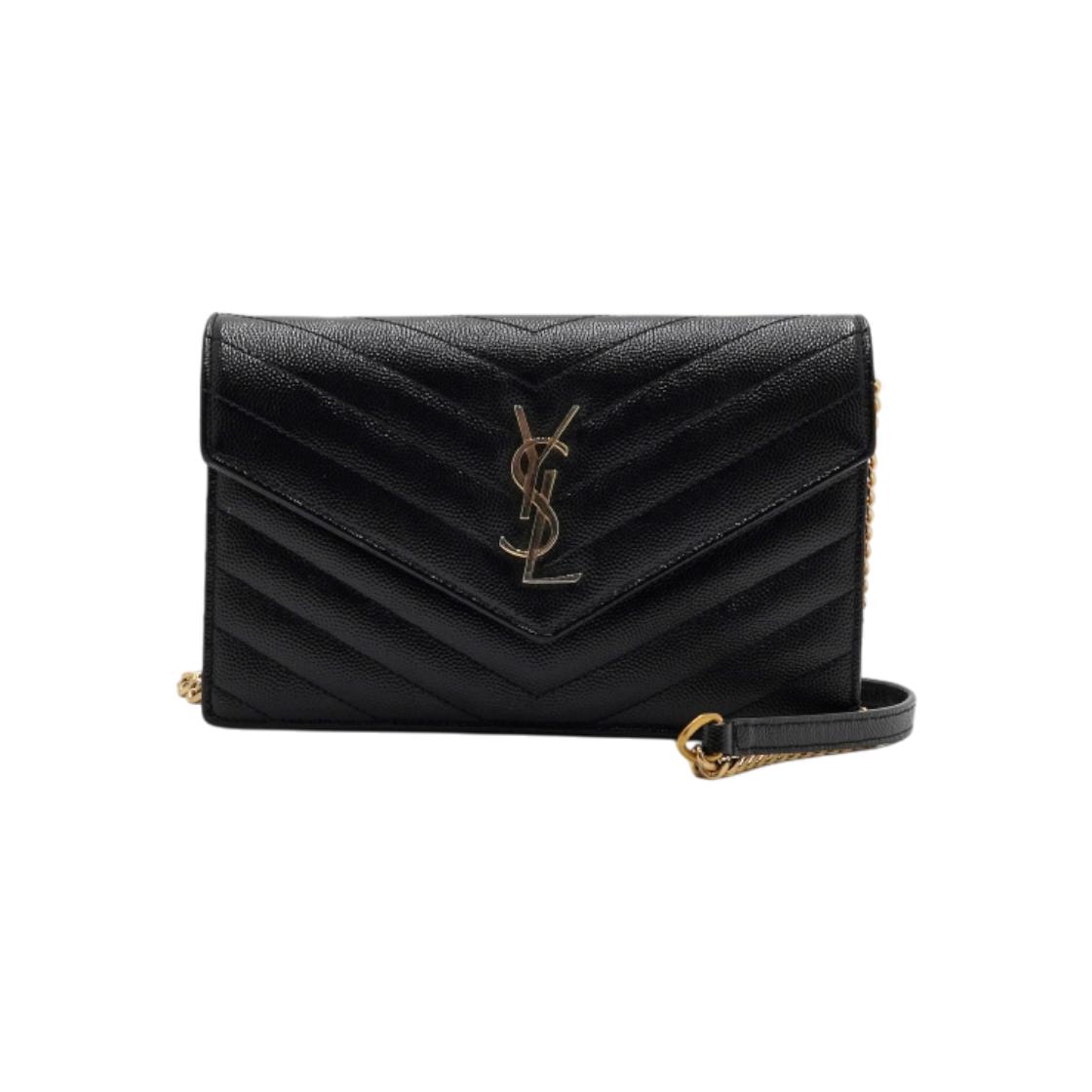 ITTPNJURACOQ Saint Laurent Black Monogram Envelope Cassandra WOC Crossbody Bag