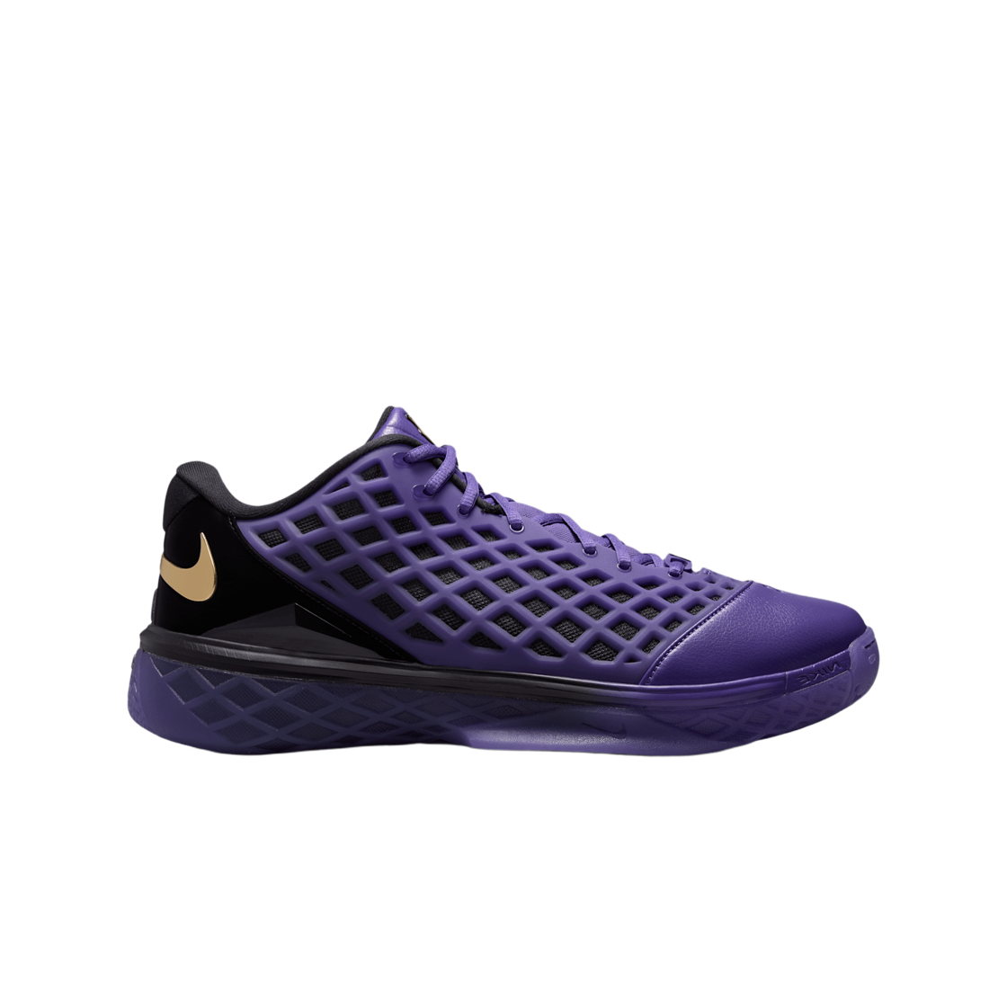 IO6257-001 Nike x FC Barcelona Kobe 3 Low Protro Black and Electric Purple