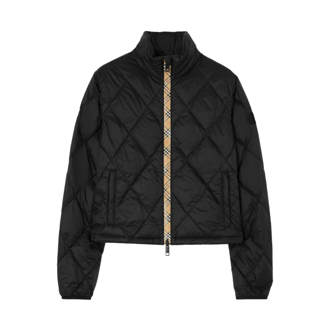 8122570 (W) Burberry Packable Quilted Nylon Bramford Jacket Black