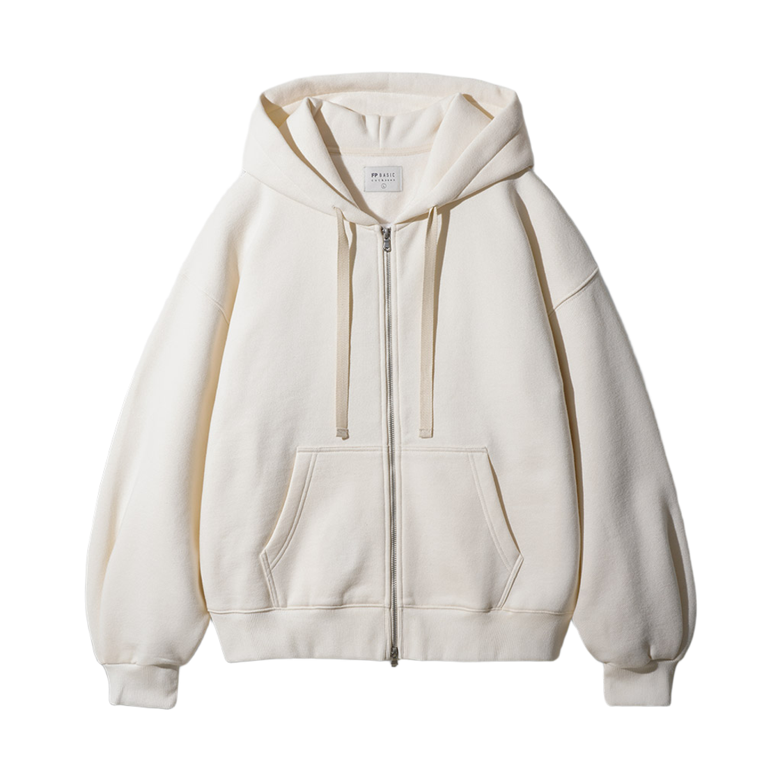 SJHD1539_cream_291 FP142 Youthfu Mellow Hoodie Zip-Up Cream SJHD1539