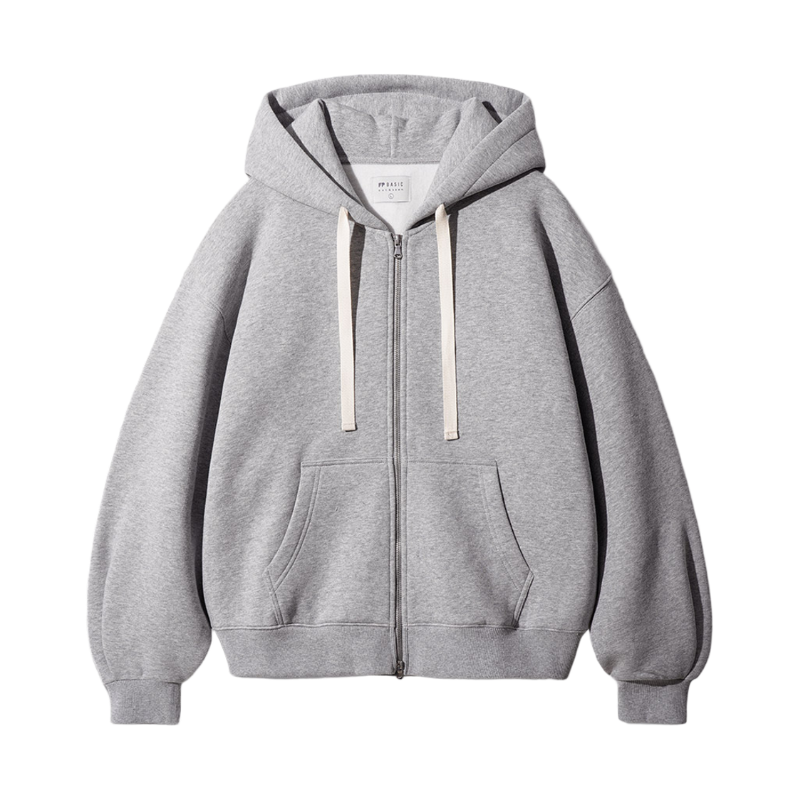 SJHD1539_gray_291 FP142 Youthfu Mellow Hoodie Zip-Up Gray SJHD1539